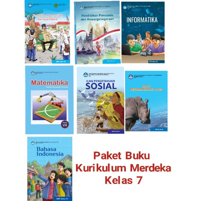 Jual Buku Kurikulum merdeka Kelas 7, Buku paket siswa terbaru agama ...