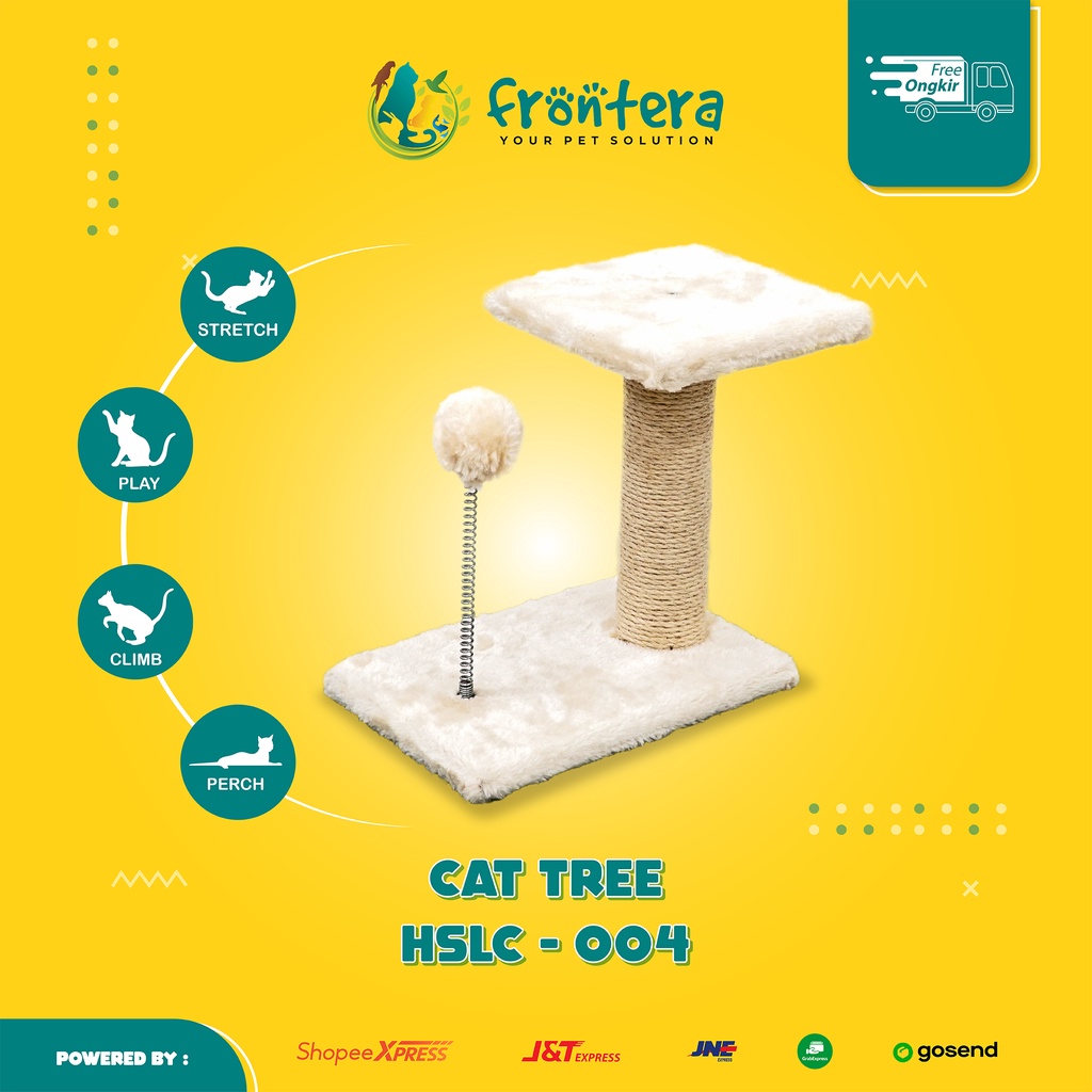 Jual CAT TREE PREMIUM (HSLC 004) Cats Tree Kualitas Import , Elegan