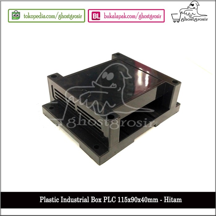 Jual Plastic Industrial Box PLC 115x90x40mm - Hitam | Shopee Indonesia