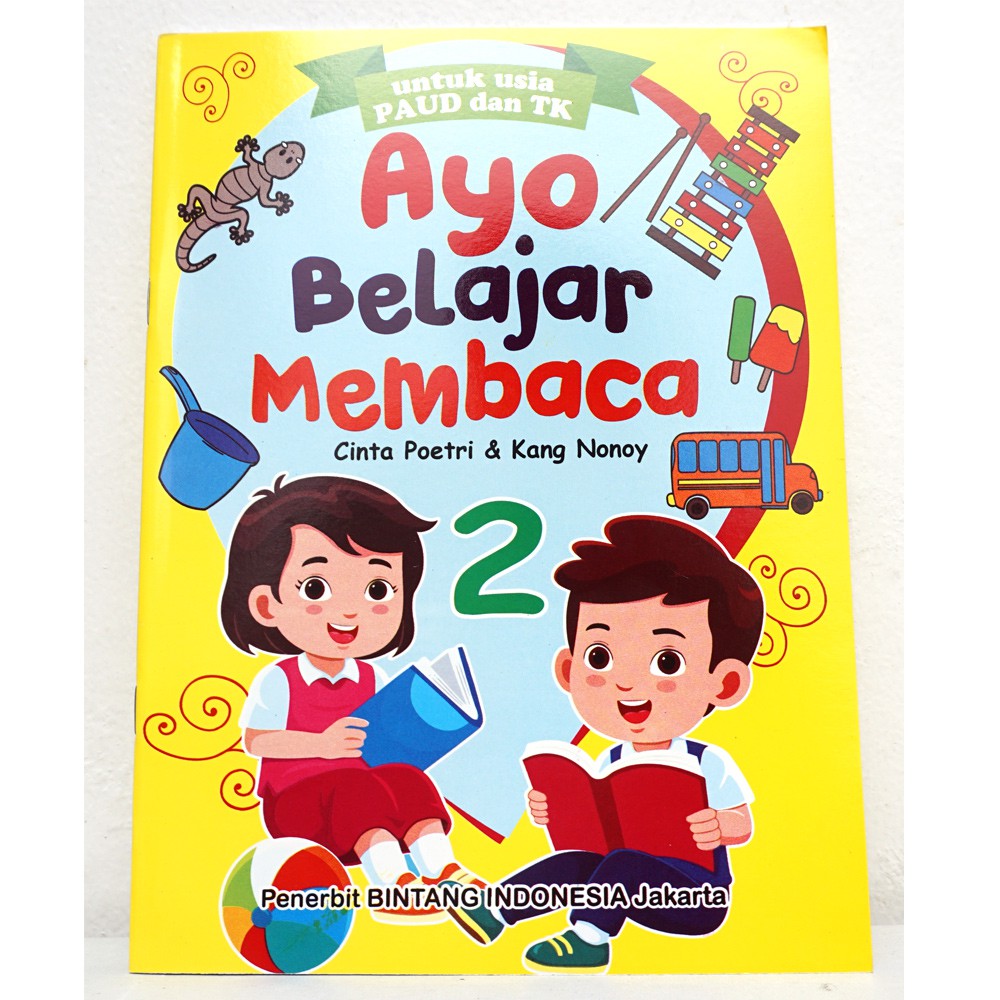 Jual Buku Aktivitas Anak - Ayo Belajar Membaca Seri 2 | Shopee Indonesia