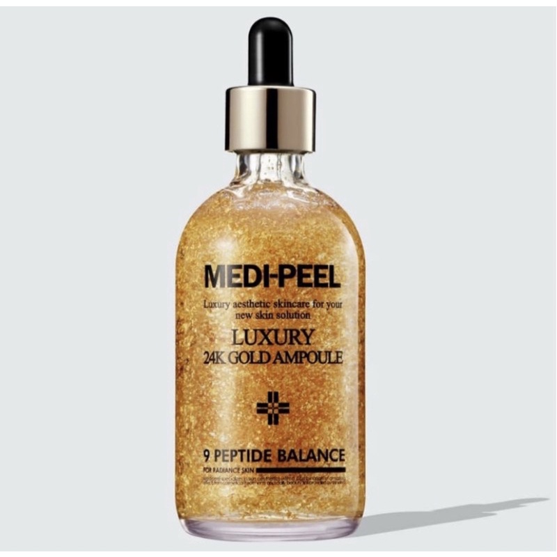 Jual MEDIPEEL LUXURY 24 GOLD AMPOULE 100ml | Shopee Indonesia