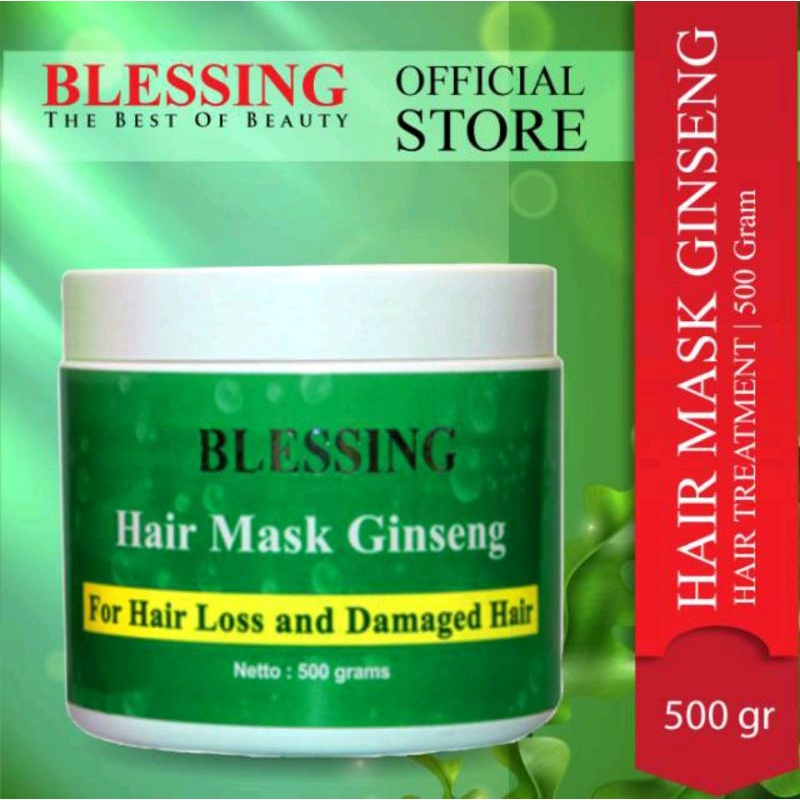 Jual Blessing Hair Mask Ginseng 500gr - Lembut | Shopee Indonesia