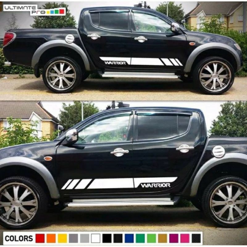 Jual Stiker Sticker Setiker Striping Cutting Mobil Mazda Bt Hilux