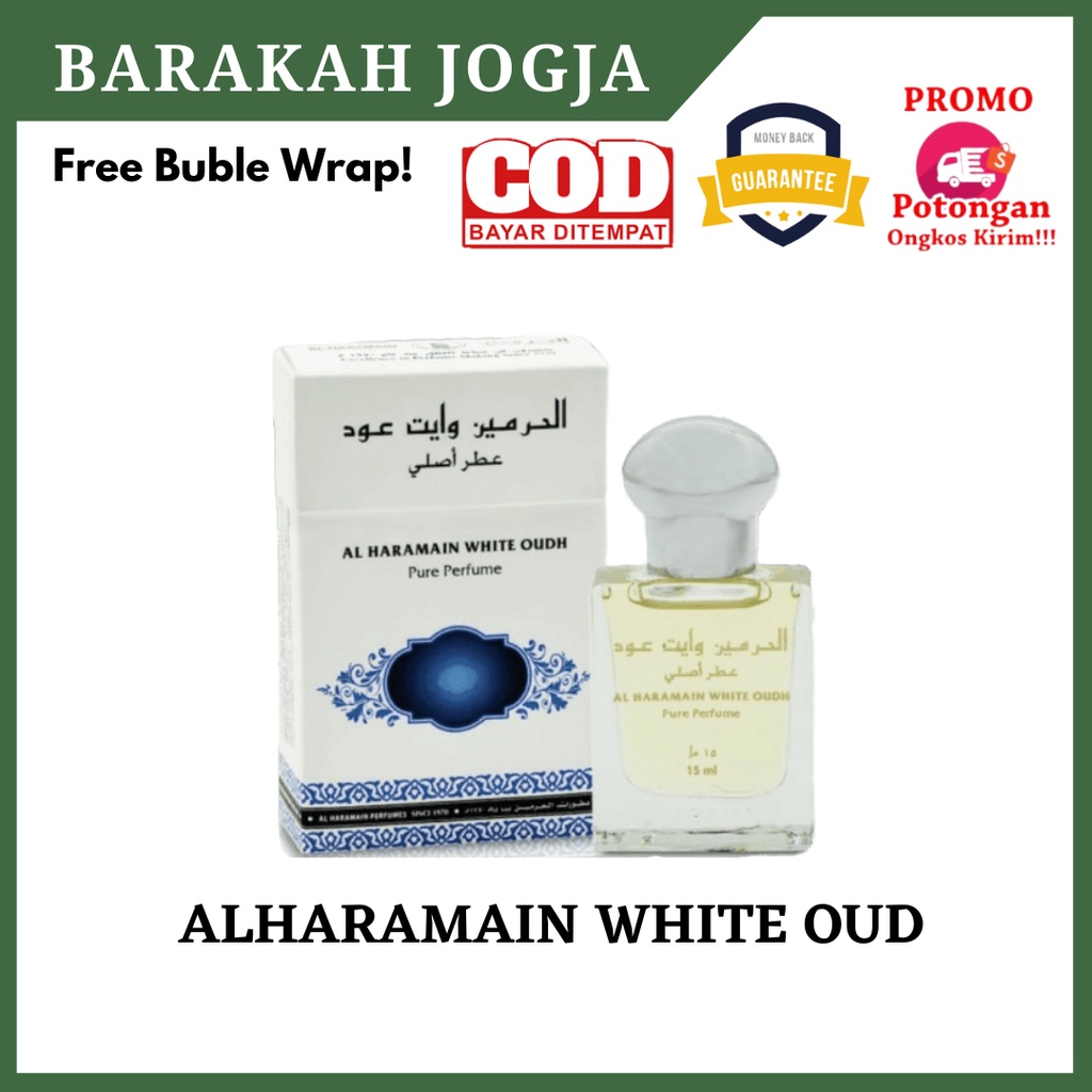 Jual Parfum Al Haramain White Oud 15ml Non Alcohol Parfum Arab