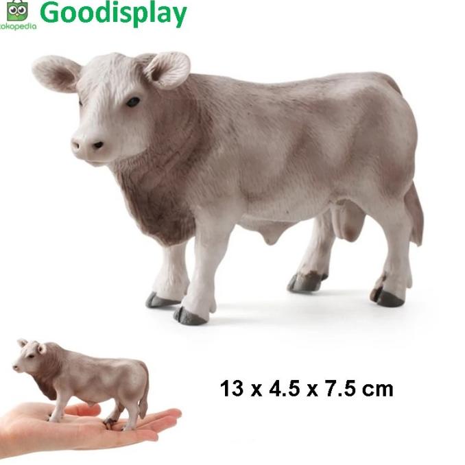 Jual aneka mainan miniatur hewan ternak farm animal sapi ayam babi kuda ...