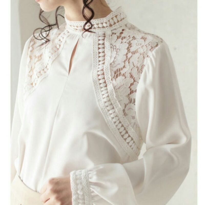 Novo Blus Wanita Sweet Lace main image 1