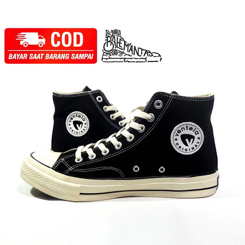 Jual VENTELA BTS 70s BLACK NATURAL HIGH Shopee Indonesia