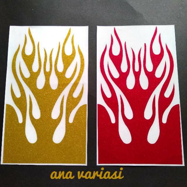 Jual Sticker stiker api cutting motor mobil stiker motor puput store ...