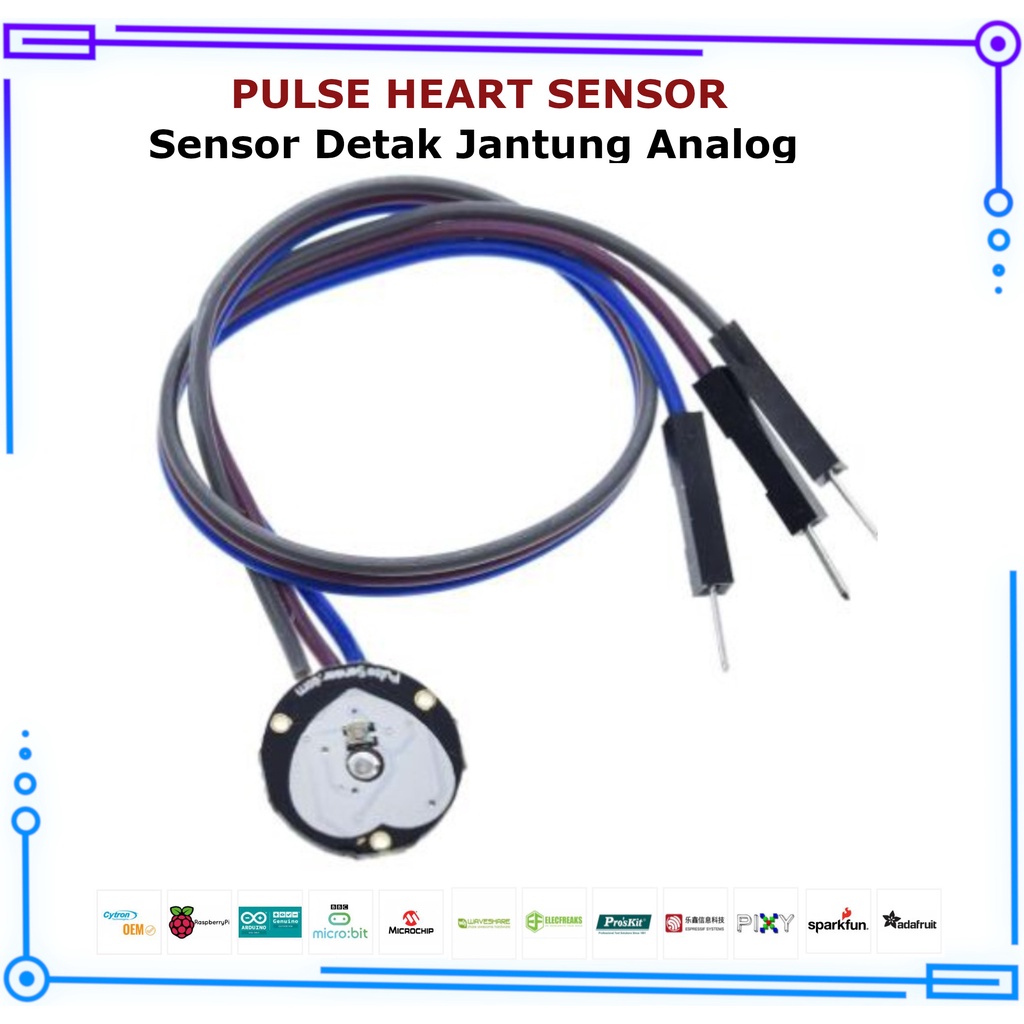 Jual Sensor Detak Jantung Pulse Heart Rate Analog | Shopee Indonesia