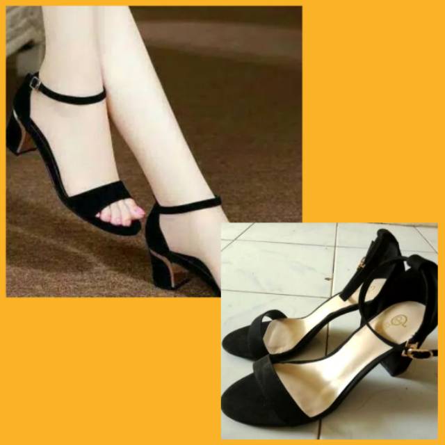 Sandal wanita hot sale high heels