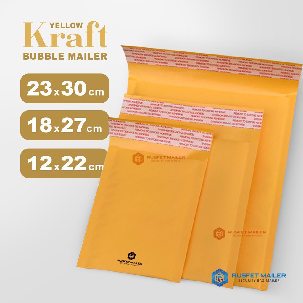 Jual Amplop Bubble Mailer Kraft Bubble Mailer Packing Murah Variasi