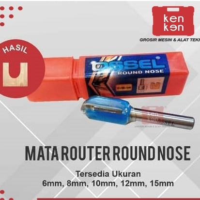 Jual OSSEL MATA ROUTER MATA PROFIL ROUND NOSE OSSEL Round Nose Bit Mata ...