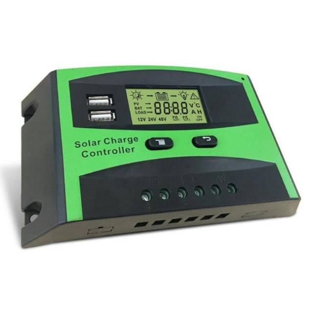 Jual Solar Charger Controller Regulator Dual USB 12/24V for Solar Panel ...
