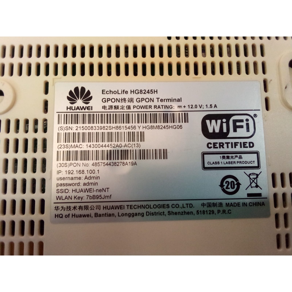 Jual Modem ONT Huawei HG8245H | Shopee Indonesia