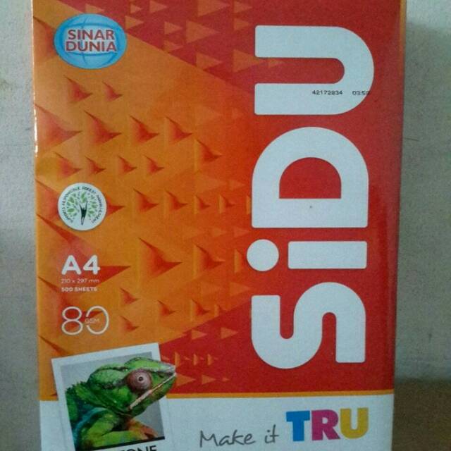 Jual Kertas A4 80gr SIDU | Shopee Indonesia