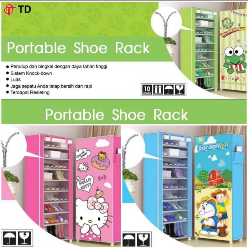 Jual RAK SEPATU PORTABLE (PORTABLE SHOE RACK) | Shopee Indonesia