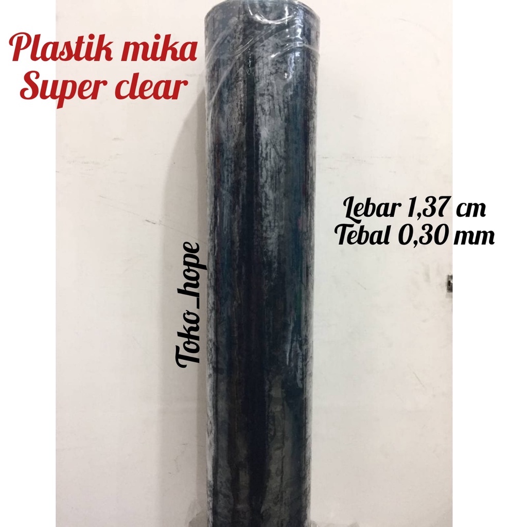 Jual Taplak Meja Plastik Bening Plastik Mika Plastik Elastis Meteran Tebal Dan Lentur Lebar 1 6734