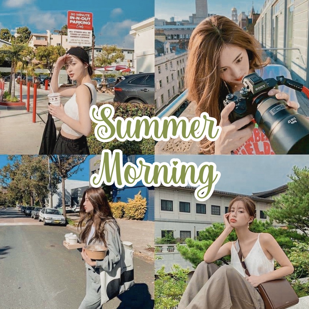 Jual Preset Lightroom Premium Summer Morning Bonus Preset Aesthetic Shopee Indonesia