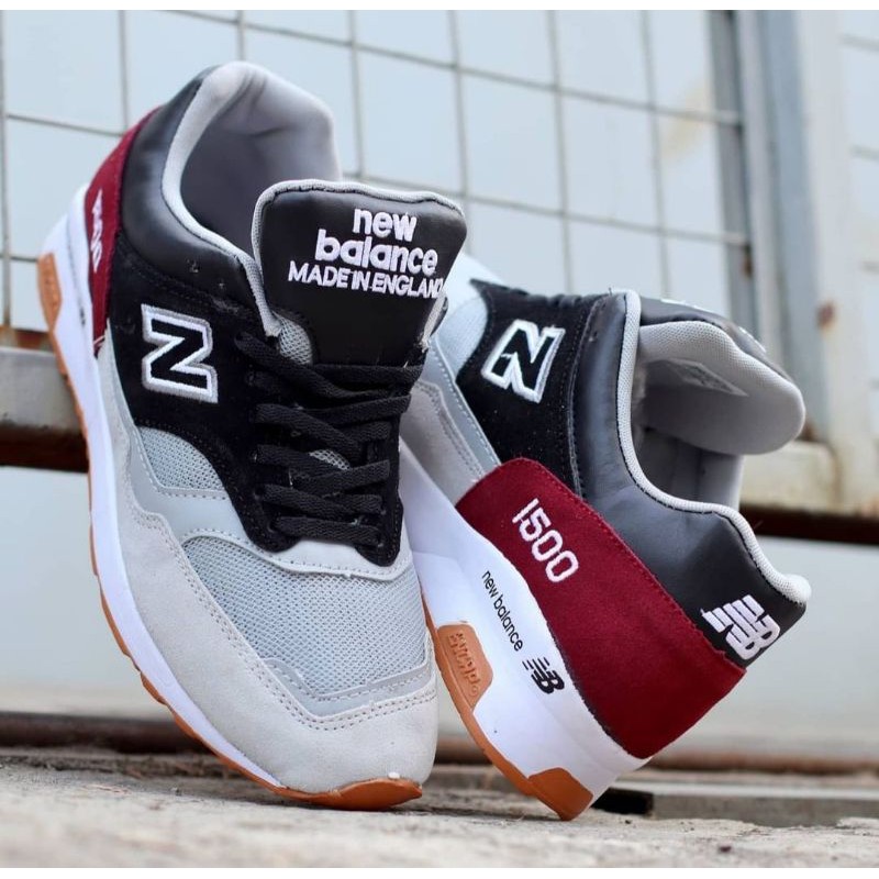 Sepatu New Balance 1500 Gray Black Red Premium Original