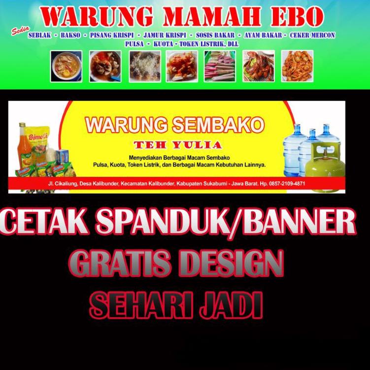 Jual Cetak Spanduk Cetak Banner Design Sehari Jadi O4X7 | Shopee Indonesia