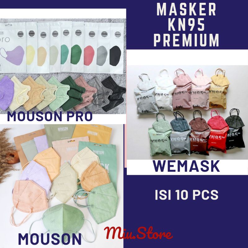 Jual Masker Kn Warna Shumu Mouson Wemask Shopee Indonesia