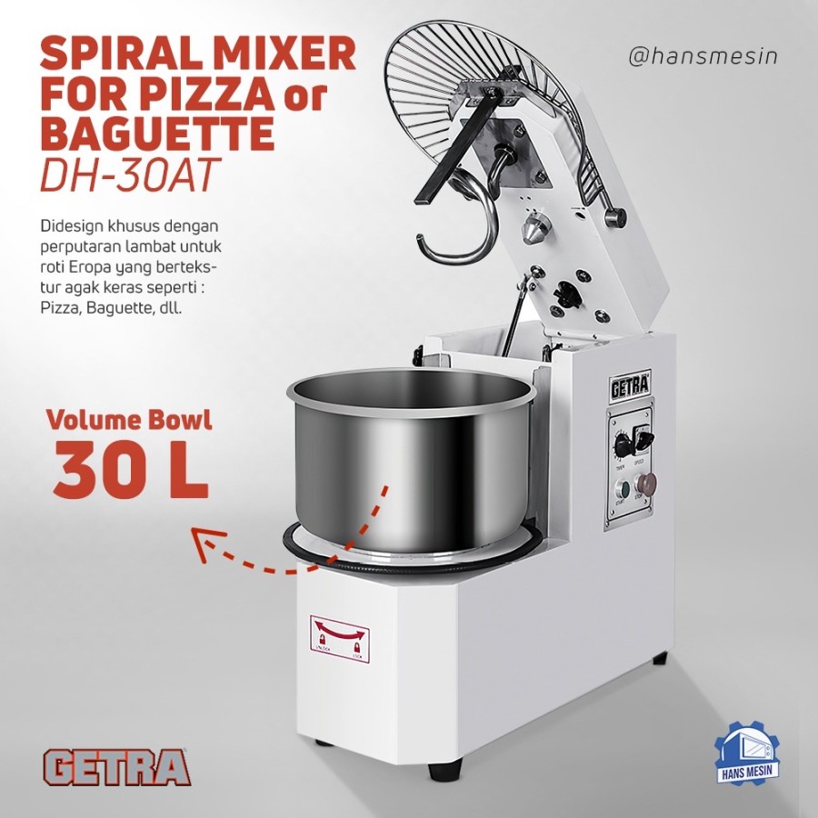 Jual Mesin Pengaduk Adonan Roti Spiral Mixer Liter Khusus Pizza Dh At Shopee Indonesia