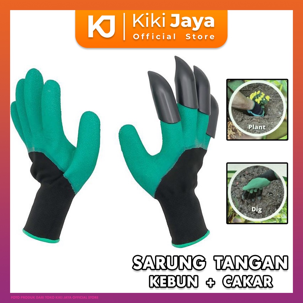 Jual Kiki Sarung Tangan Kebun Cakar Waterproof Garden Genie