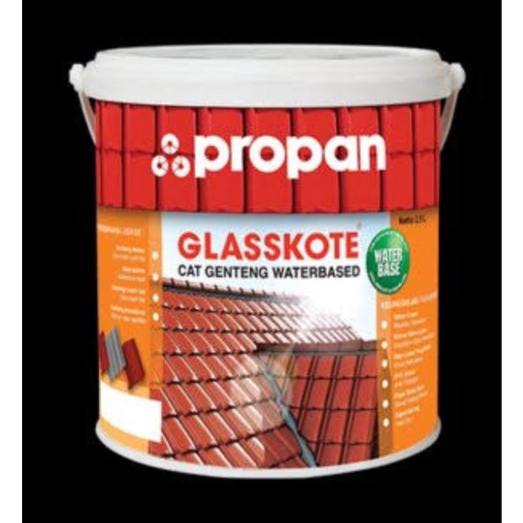 Jual Propan Glasskote Cat Genteng Waterbased Premium Ready Mix Colour 20 Liter Shopee 6822