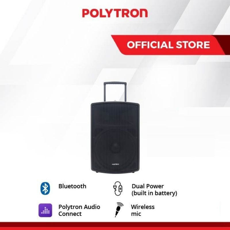 Jual POLYTRON BLUETOOTH ACTIVE SPEAKER PAS PRO 12F3 Shopee Indonesia
