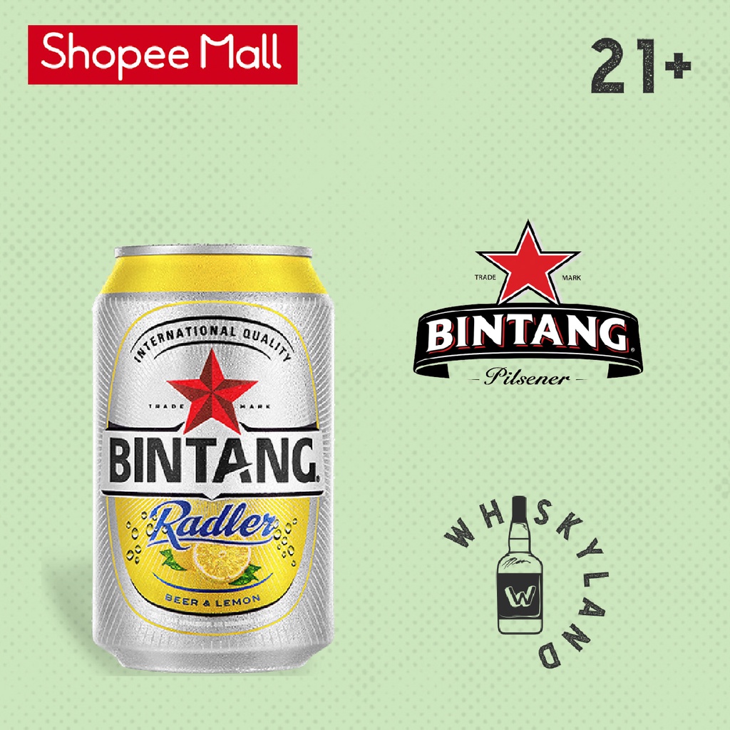 Jual Bintang Radler Lemon Can 320ml Shopee Indonesia