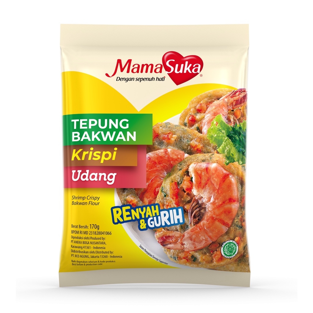 Jual Mamasuka Tepung Bakwan Udang Krispi 180 Gr Shopee Indonesia