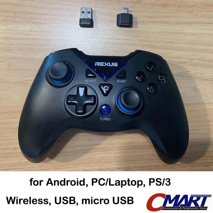 Jual Rexus Gladius GX100 Wireless Gamepad pubg android USB PC Joystick ...