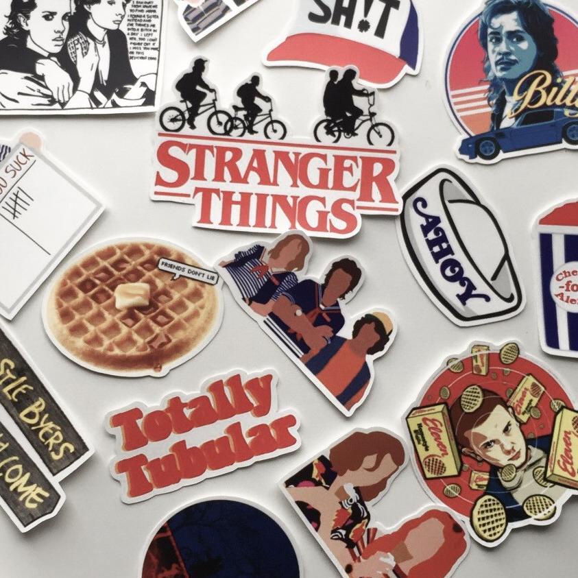 Jual Cuma disini,, Stranger Things Sticker Pack | Shopee Indonesia