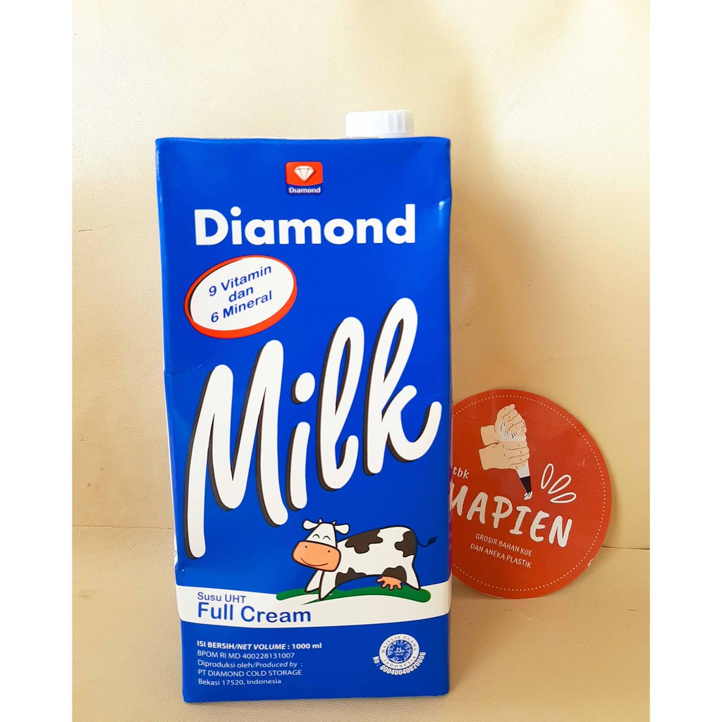 Jual DIAMOND MILK SUSU UHT SUSU DIAMOND 1 LITER | Shopee Indonesia