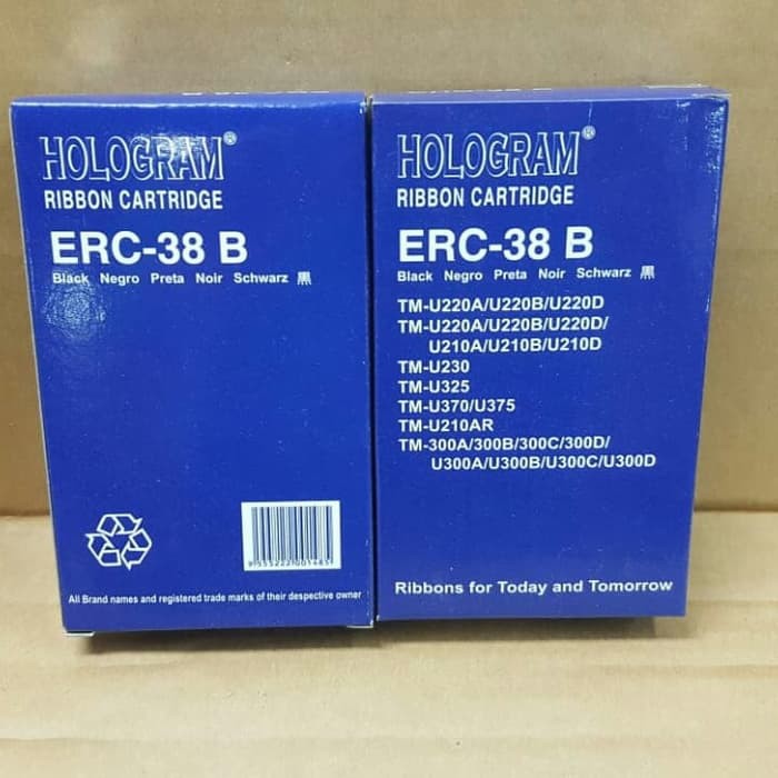 Jual Ribbon cartridge Hologram ERC-30 34 38 Purple/Black/Black Red Pita ...