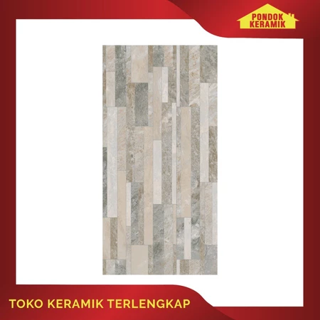 KERAMIK DINDING HABITAT 25X50 PIETRA DARK