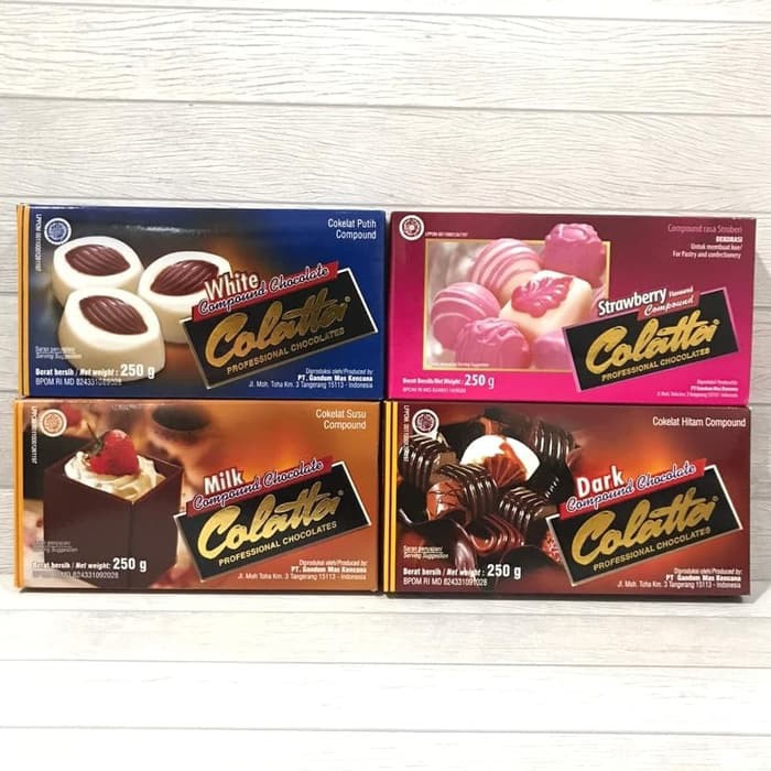 Jual Colatta Compound Chocolate White / Chocolate Strawberry ...
