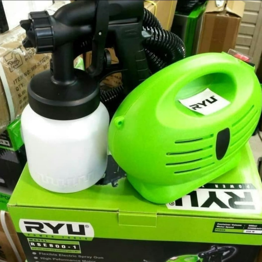 Jual Spray Gun Elektrik Electric RYU RSE 800-1 | Shopee Indonesia