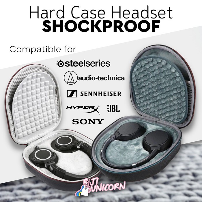 Jual Headset Case Hardcase Sony Headphone Pouch Hard Case bag for Sony