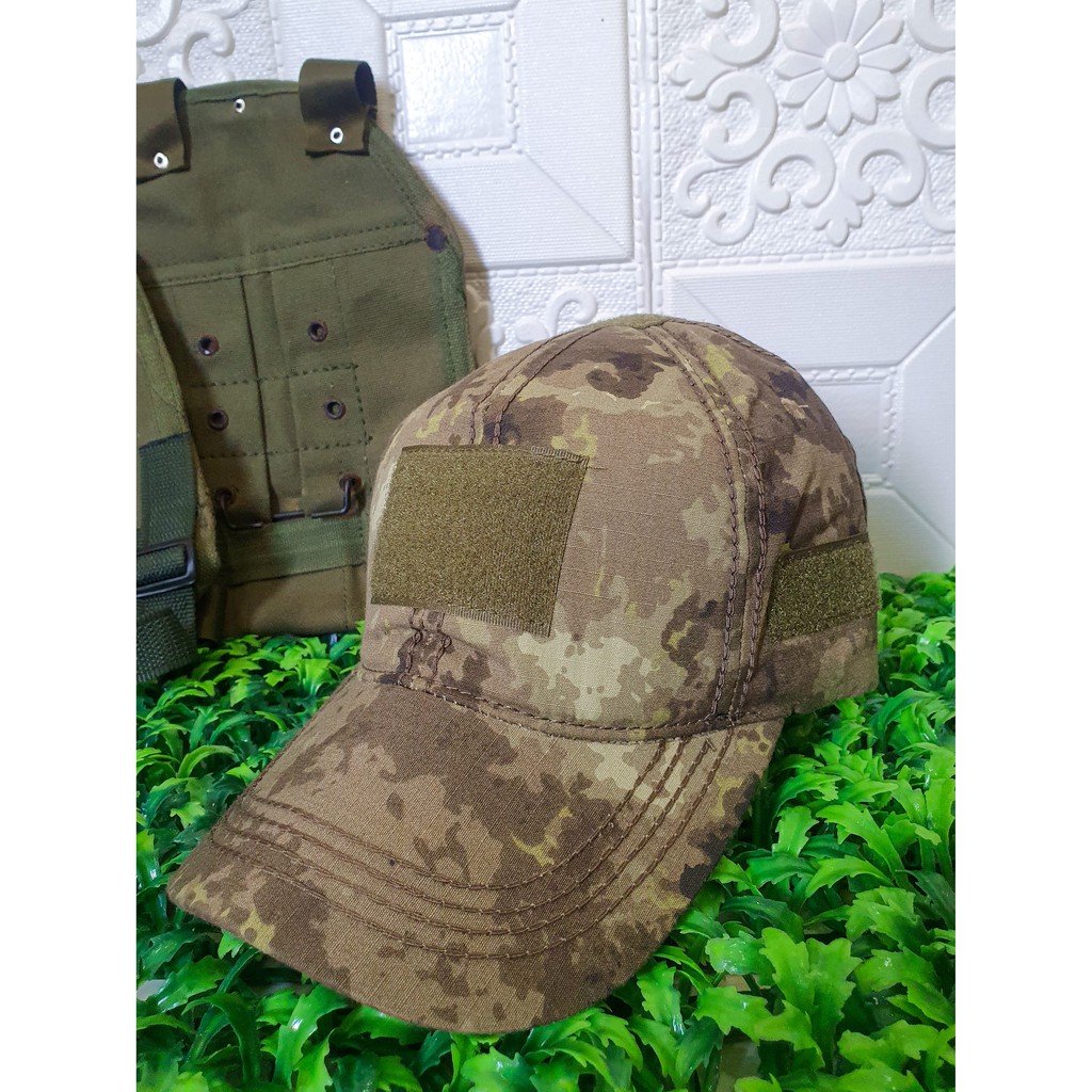 Jual TOPI TAKTIKAL ARMY TOPI MILITER CAMO PREMIUM QUALITY | Shopee ...