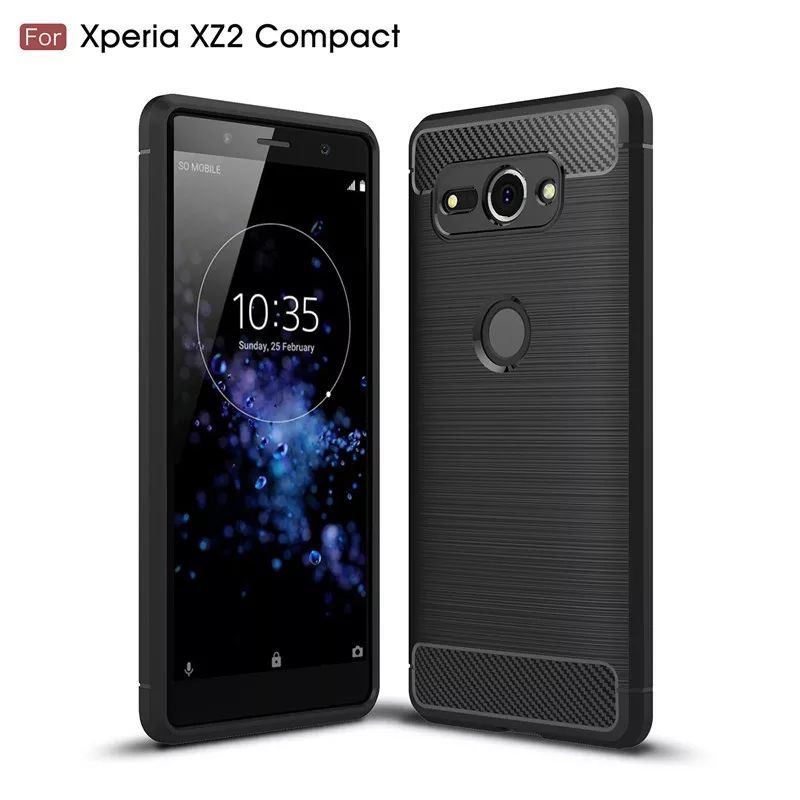 Jual CASE SONY XZ2 XZ2 COMPACT SLIM ARMOR RUGGED CARBON FIBER ANTI ...