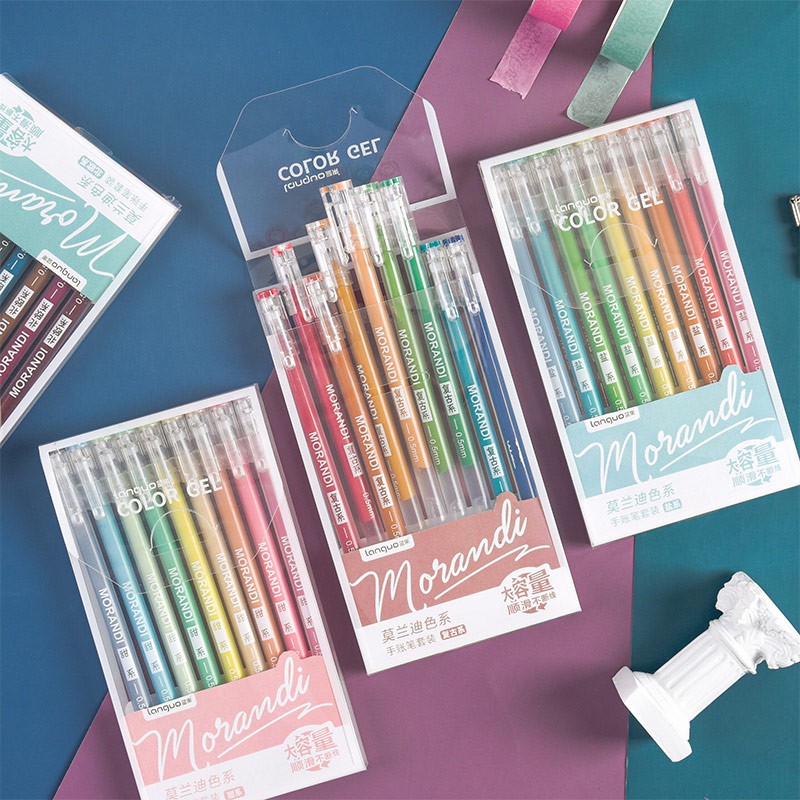 Jual Morandi Real Colors Gel Pen Set 9Pc [Creativ] | Shopee Indonesia