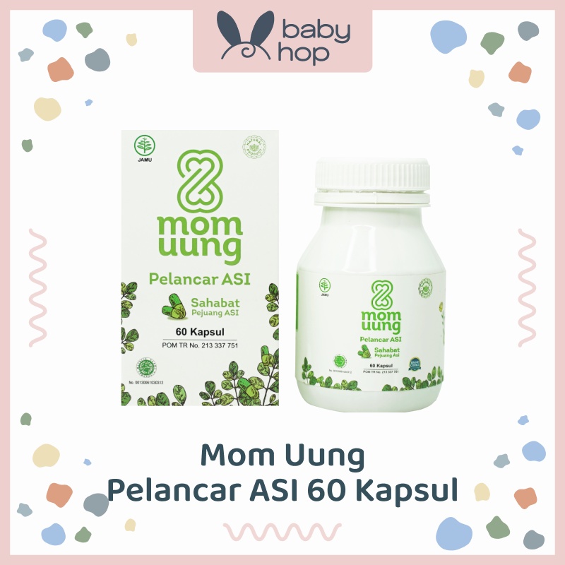 Jual Kelorcap Mom Uung Asi Booster Menyusui BPOM 60 Kapsul Obat ...