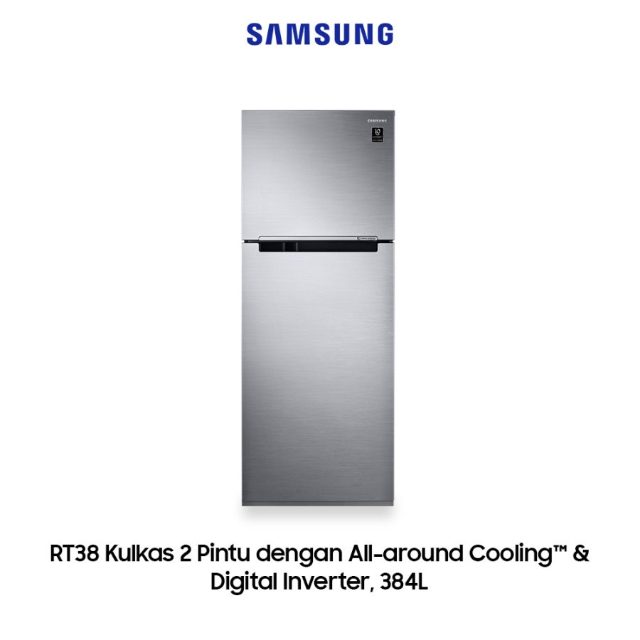 Jual KULKAS SAMSUNG 2 PINTU WITH ALL AROUND COOLING RT38K503JS8 (384 L) Shopee Indonesia