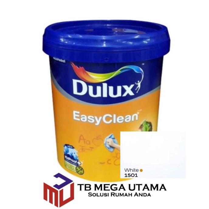 Jual Dulux Easy Clean Putih Liter Cat Decorative Tembok