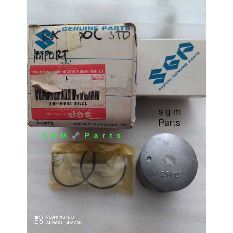 Jual Piston Kit Seher Set Original Suzuki RX COOL Over Size 0 (STD ...