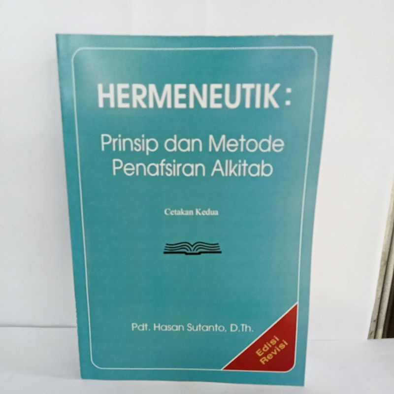 Jual Hermeneutik Prinsip Dan Metode Penafsiran Alkitab Pdt Hasan