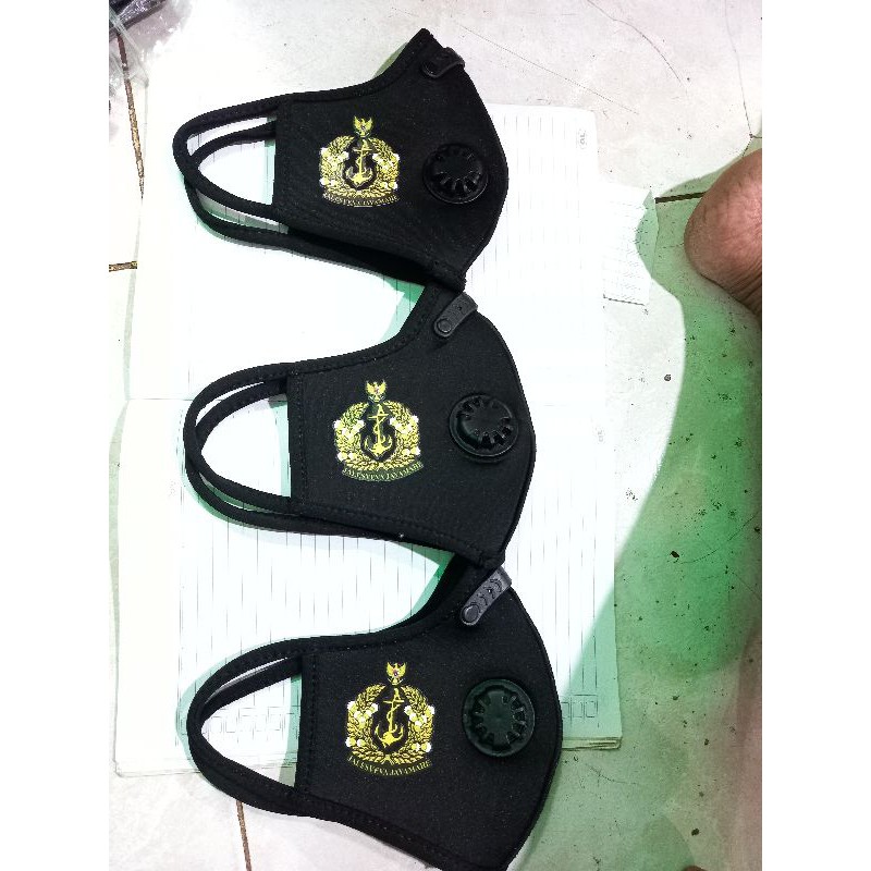 Jual Masker TNI AL Premium VENTILATOR | Shopee Indonesia
