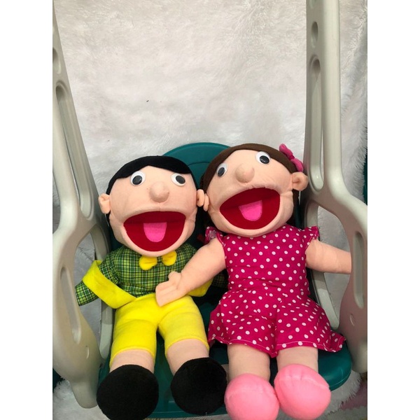 Jual Boneka Tangan Muppet Kakak Adik Mulut Gerak | Boneka Dongeng ...