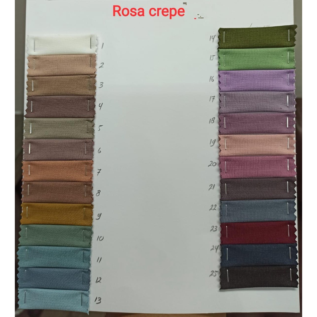 Jual KAIN ROSE CREPE/KAIN ROLL/DIJUAL GROSIR(SERI) | Shopee Indonesia